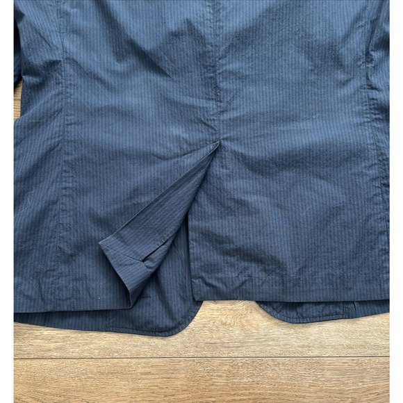 Polo Ralph Lauren Blazer Mens 44R Blue Pin Stripe Cotton Blend Three Button - Picture 11 of 12